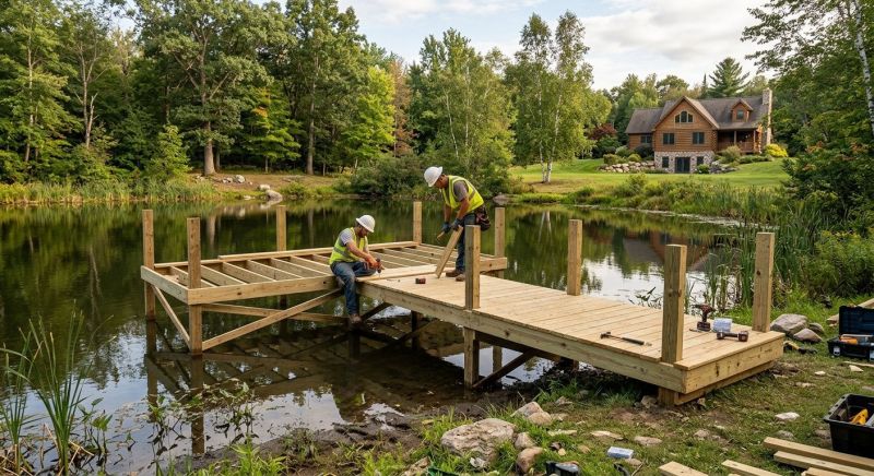 Pond Dock Construction in Littleton, CO