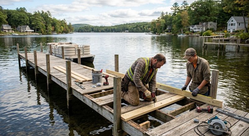 Wood Dock Repair in Overland Park, KS